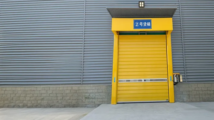 Высокоскоростная дверь из алюминиевого сплава с турбонаддувом