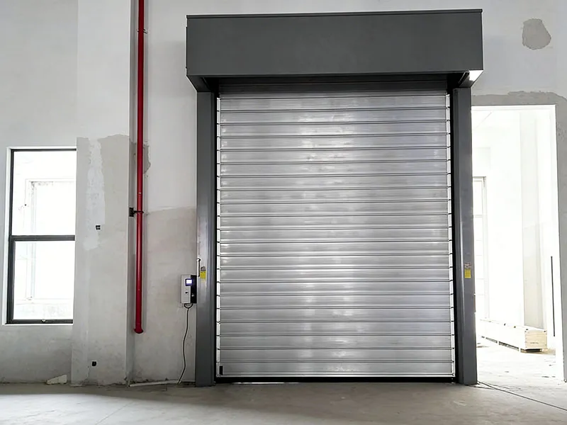 Высокоскоростные рулонные ворота из прочного металла