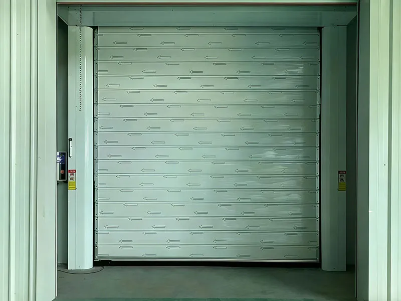 Высокоскоростные рулонные ворота из прочного металла